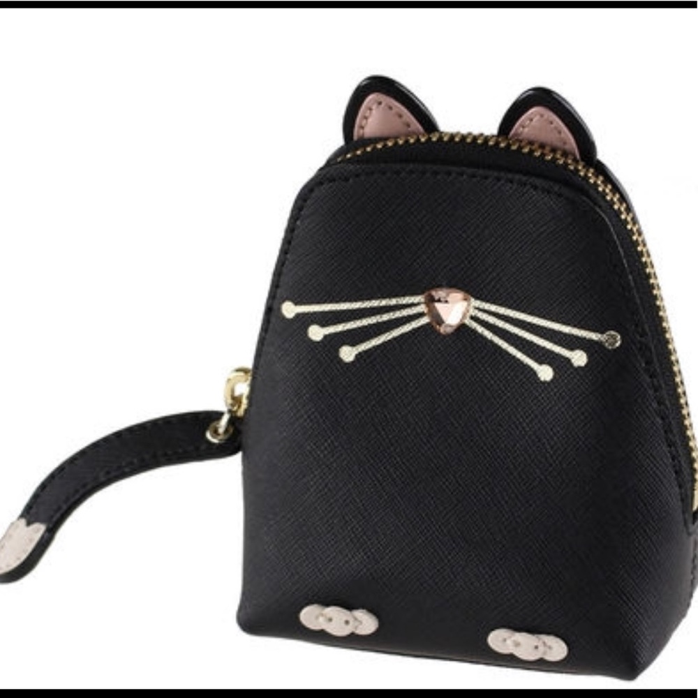 Kate Spade cat coin purse jazz things up NWT! - Picture 7 of 8